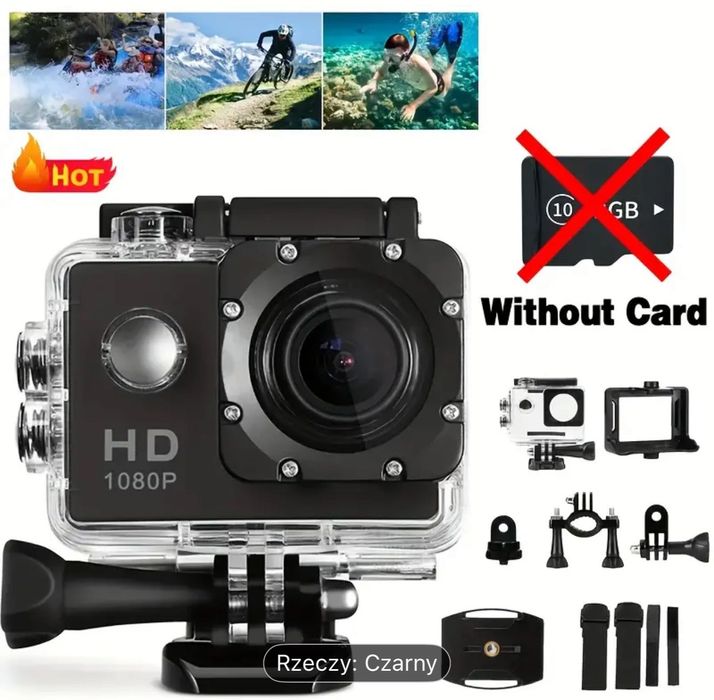 Kamera do nagrywania w ruchu HD 1080P