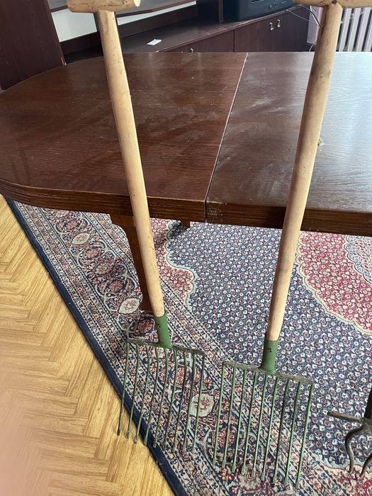 Widły (gable) 9 zębów z trzonkiem