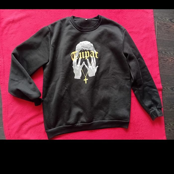 #2pac bluza spodnie dresowe czarny