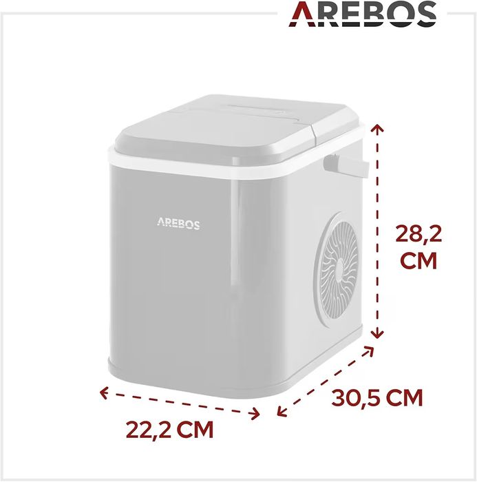 Kostkarka do lodu Arebos