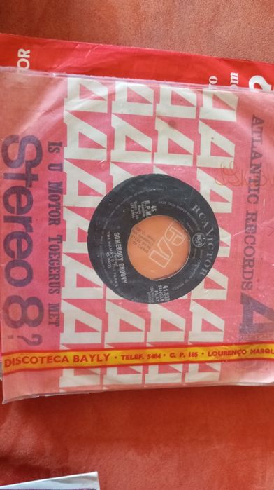 Discos vinil vintage de coleção