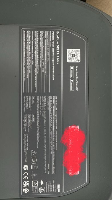 EcoFlow Delta 2 Max – stan idealny, 100% baterii, jak nowa