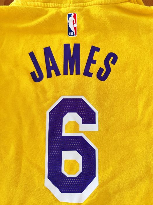 “Hoodie Lakers amarelo NBA M (veste L)  streetwear”