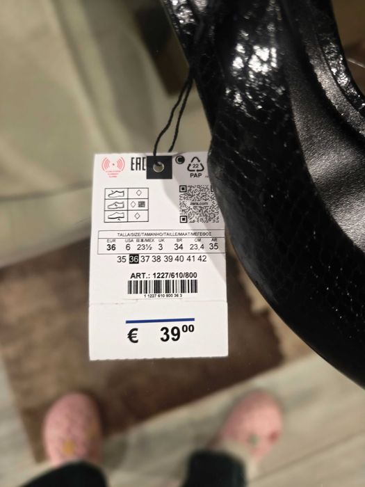 Sapato preto cerimónia