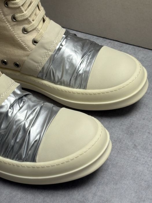 38,39 | Високі кеди Rick Owens Drkshdw Hight Ramones Duck Tape Milk Homme