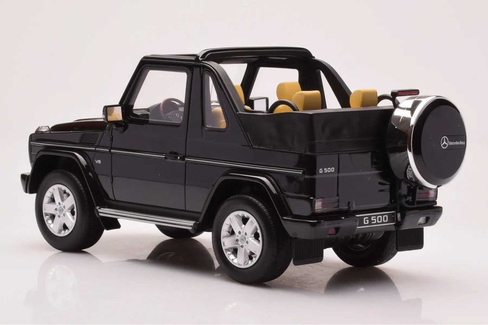 1:18 Mercedes G500 Convertible Obsidian Black [Otto]