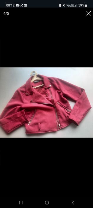 Новая куртка-косуха, цвет бордо.р42-44.р.М.