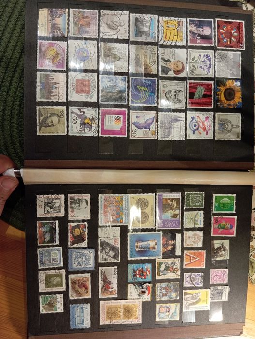 Klaser ze znaczkami - zagraniczne