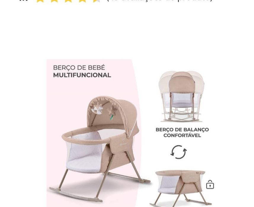 Berço de bebé novo