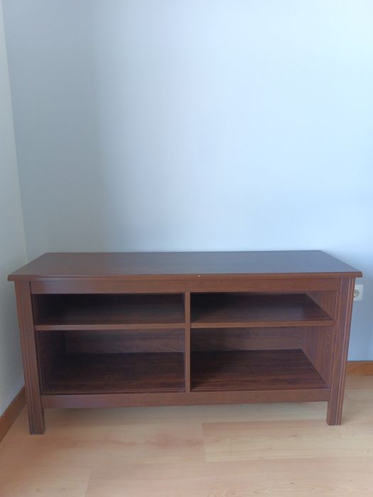 Móvel / Bancada de TV IKEA BRUSALI (Castanho Escuro) - Excelente Estado