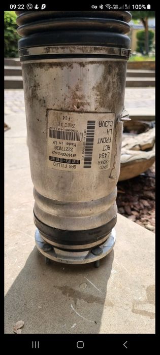 RANGE ROVERSPORT L494 передній лівий пневмоамарт. DPLA3C285BN CJ3VA