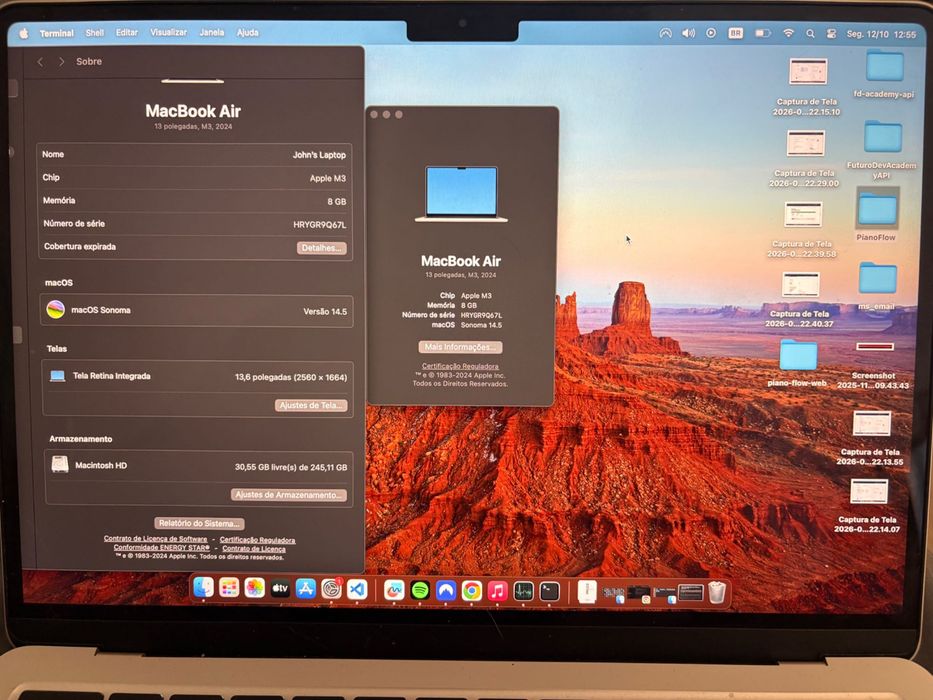 MacBook Air M3 13” (2024) – Excelente Estado