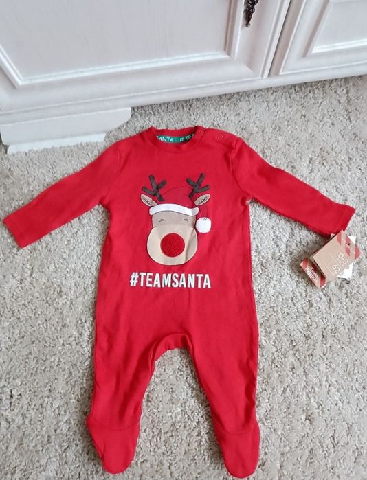 Новогодний человечек с оленем,новорічний чоловічок 0-3 міс.