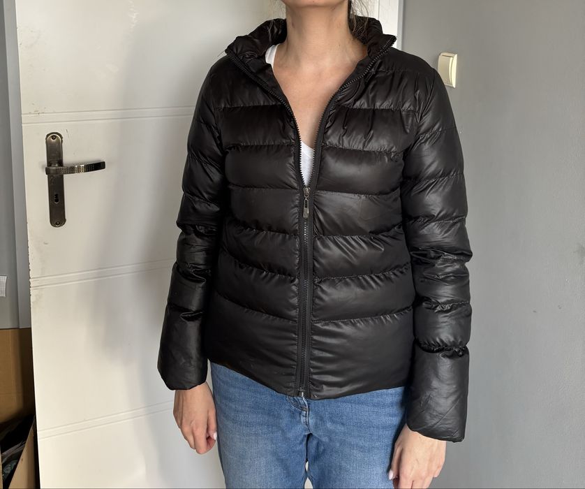 Kurtka z naturalnym puchem S jak uniqlo Nowa
