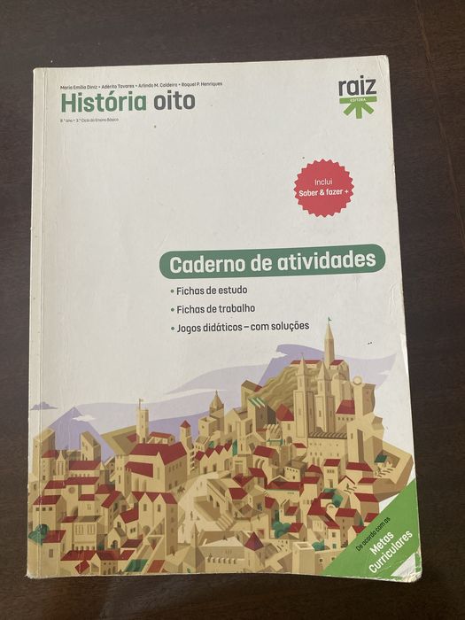 Caderno de atividades - História oito
