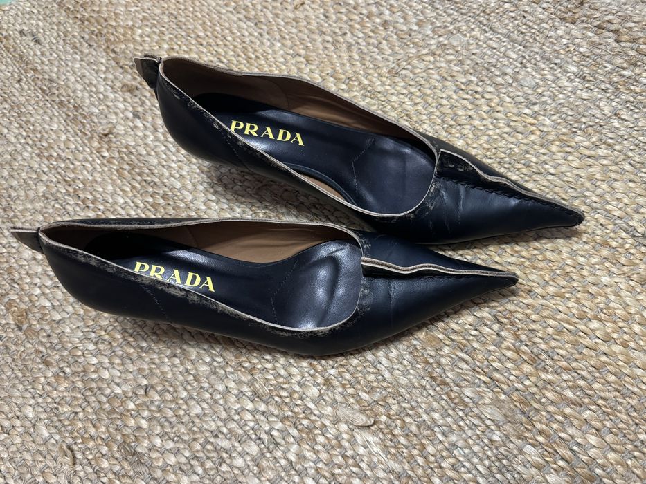 Prada czolenka skorzane rozm 39/40