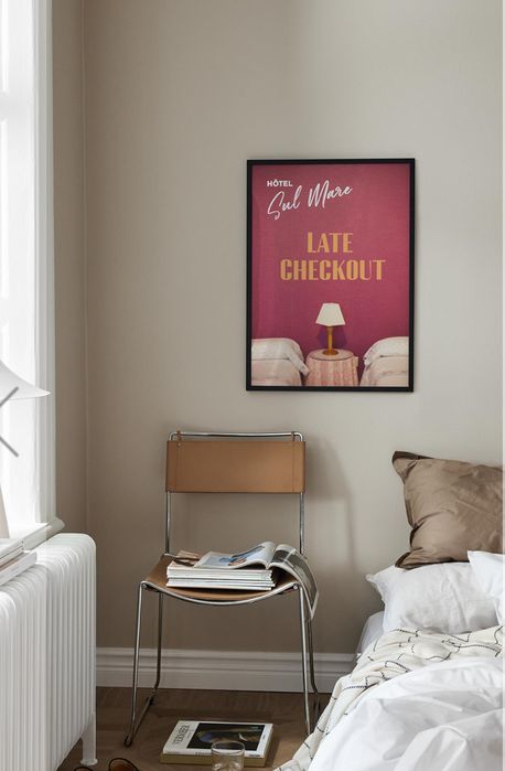 Poster novo ‘late checkout’ - Postery