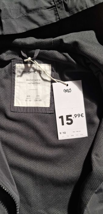 Parka cinzenta MO 9 anos