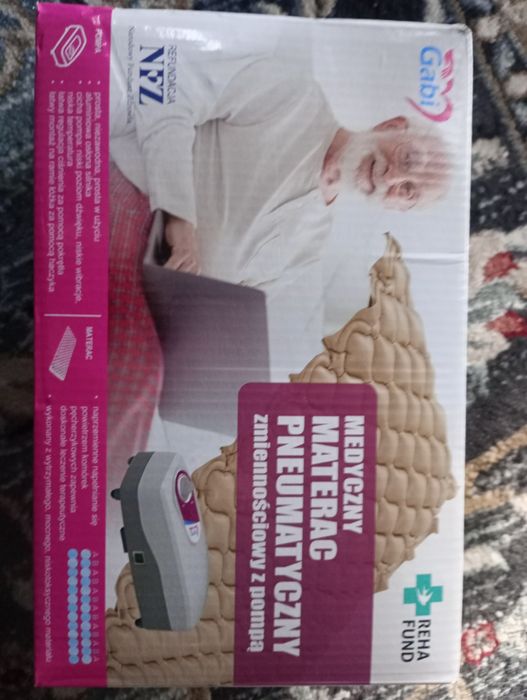 Materac pneumatyczny przeciwodleżynowy
