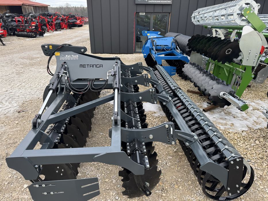 Brona talerzowa agregat hydrauliczna Metanga BTH 4;4,5;5;5,5;6m