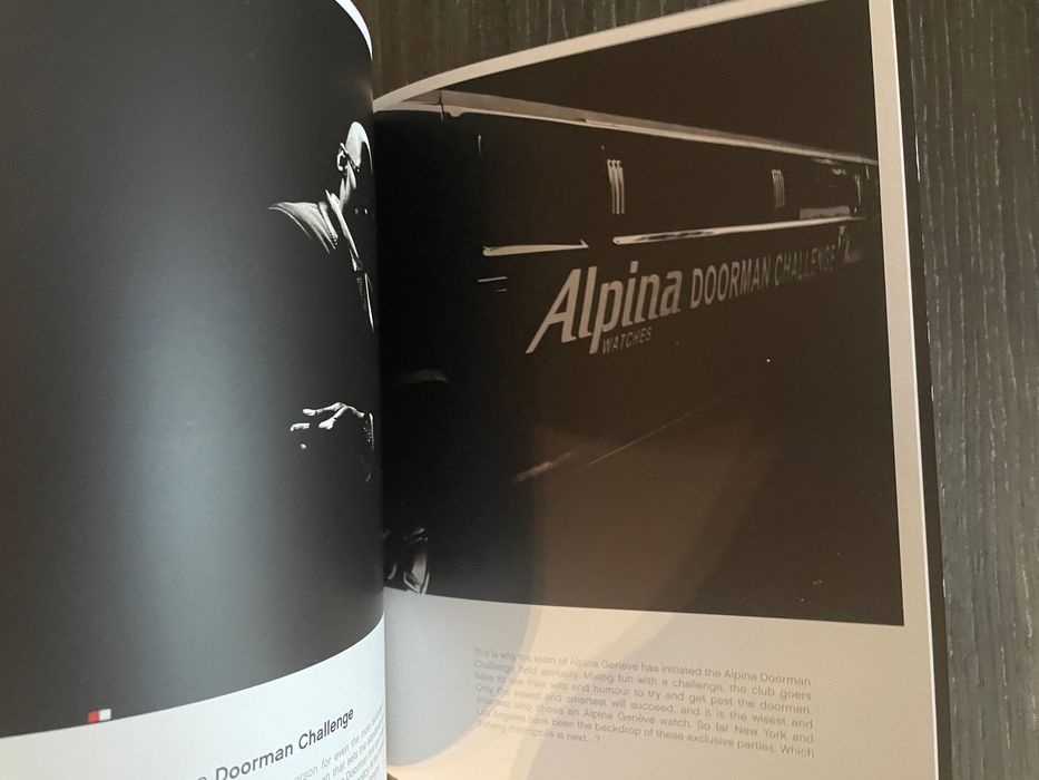 Katalog zegarków marki ALPINA 2012