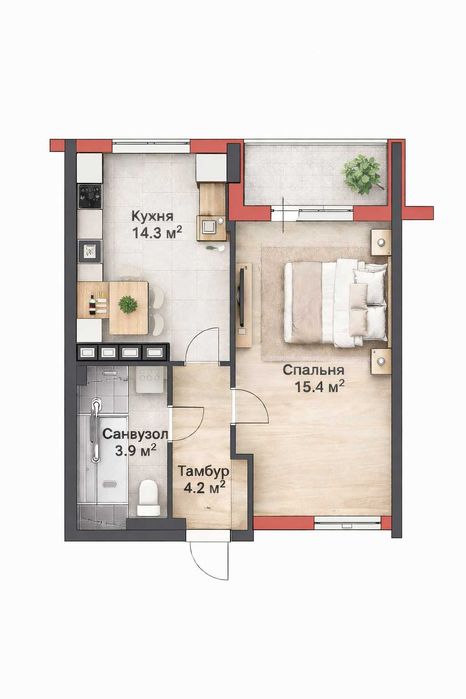 Продаж 1к. квартири ЖК Златоустівський, 7-й пов., В. Чорновола, 27