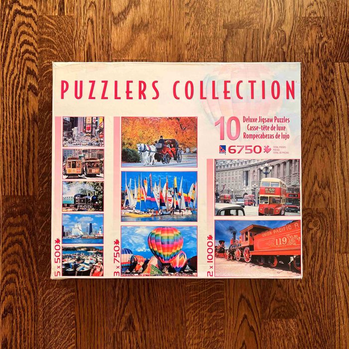 Новий набір пазлів. 10 шт (500, 750 та 1000). Ціна за всі