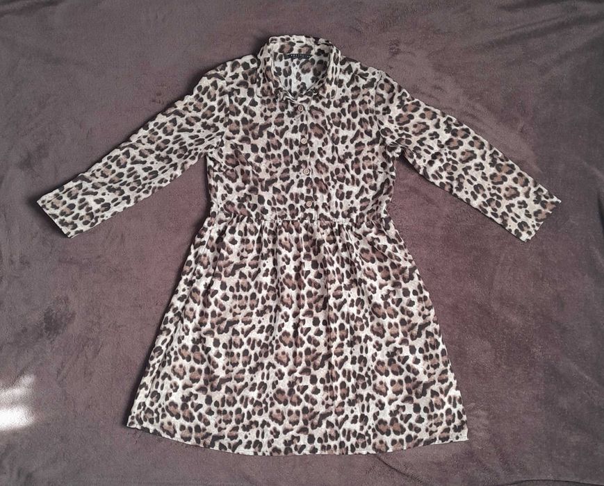 Sukienka w panterkę