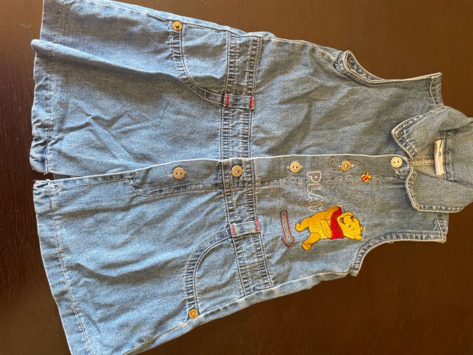 Vestido de ganga Winnie the Pooh 18-24 meses