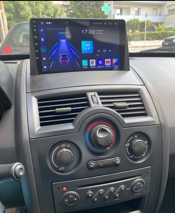 Radio Android 14 com GPS Renault megane 2 (Artigo novo)