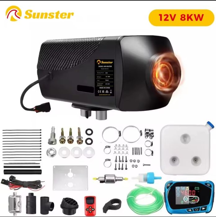 Ogrzewanie postojowe webasto chinbasto piecyk na olej sunster 8kw