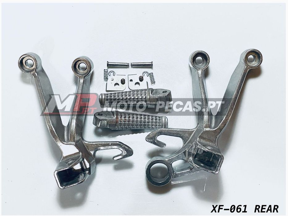 pousa pes completos traseiros suzuki gsxr 1000 2003 - 2004