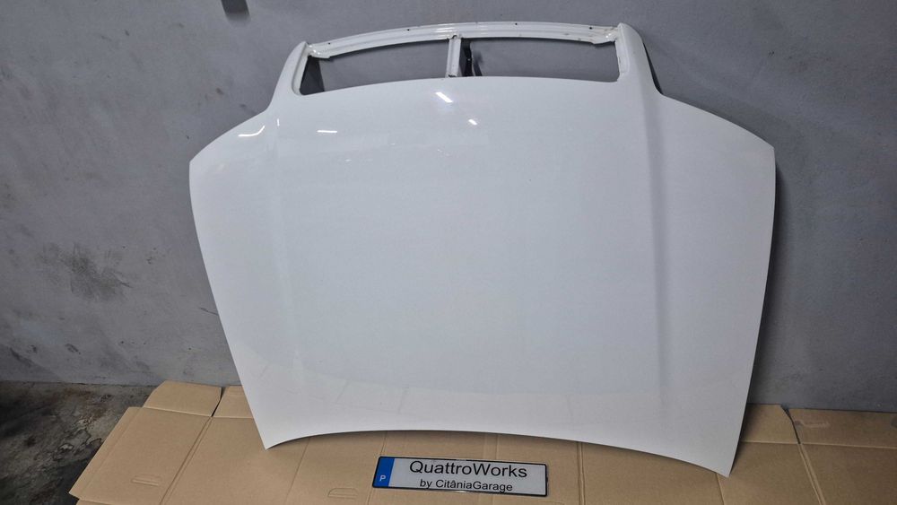 Capô Audi A4 B6 8E 2000 a 2004 original branco excelente estado