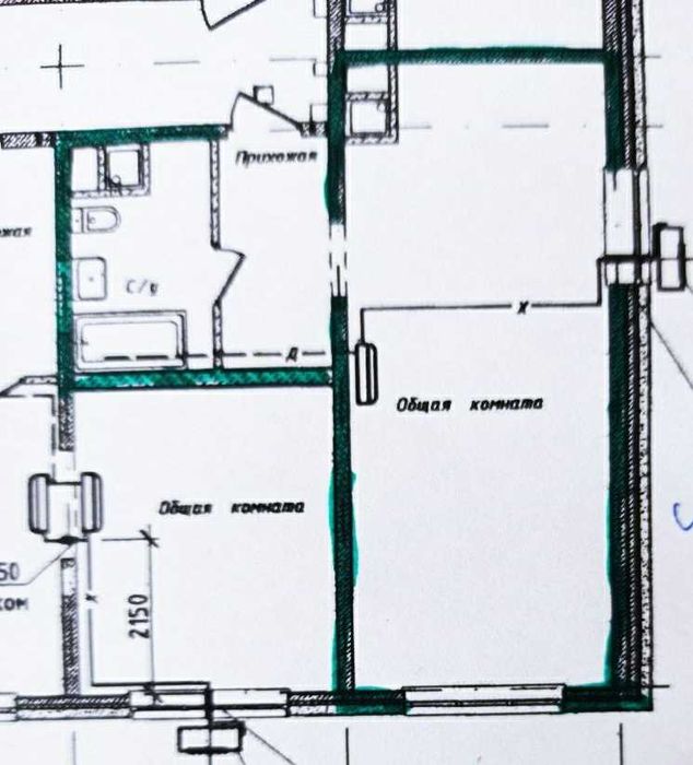 Однокомнатная квартира в новом многоэтажном доме в Аркадии на 1 этаже