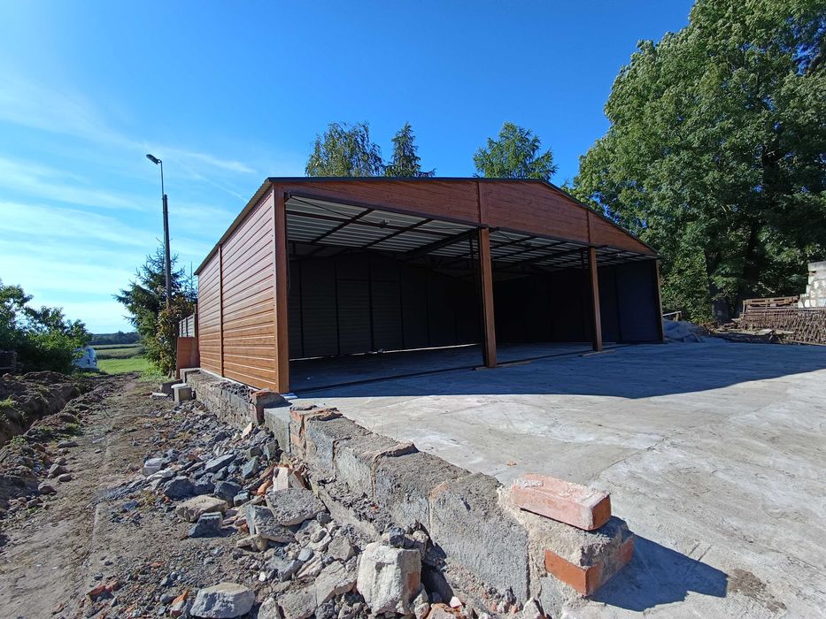 Garaż blaszany garaż blaszak garaże  profil  9*6 7*5 PARCZEW