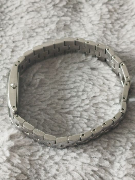 Zegarek Bulova Tank Quartz silver black vintage old money ladies y2k