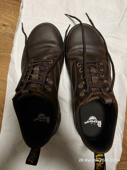 Dr. Martens Reeder – Dark Brown, skóra Crazy Horse, r. 43