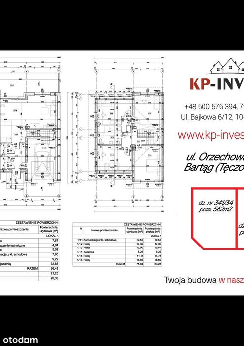 Duży bliźniak z dużą działką - Orzechowa Bartąg KP-Invest - Widok 6