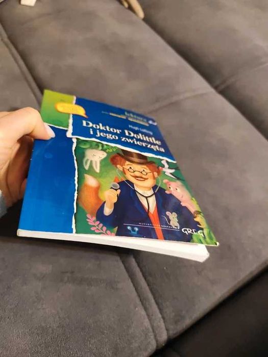 książka Doktor Dolittle i jego zwierzęta - opracowanie, H. Lofting