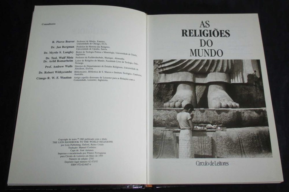 Livro As Religiões do Mundo Círculo de Leitores