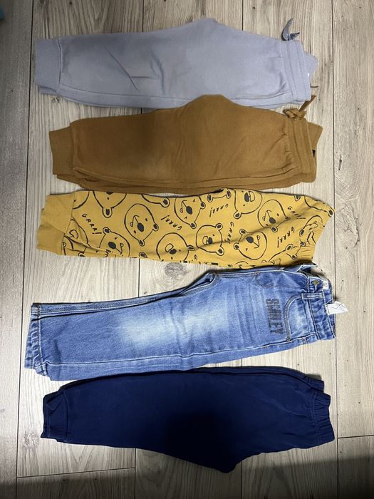 Paka ubrań 98 dresy bluzy bluzki Zara H&M