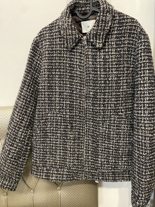 Твідова куртка h&m m/l