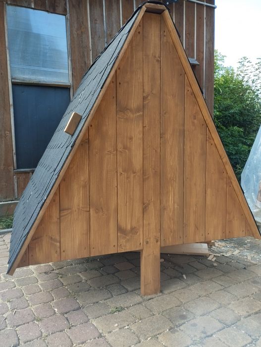 Studnia drewniana, nakładka na studnię.