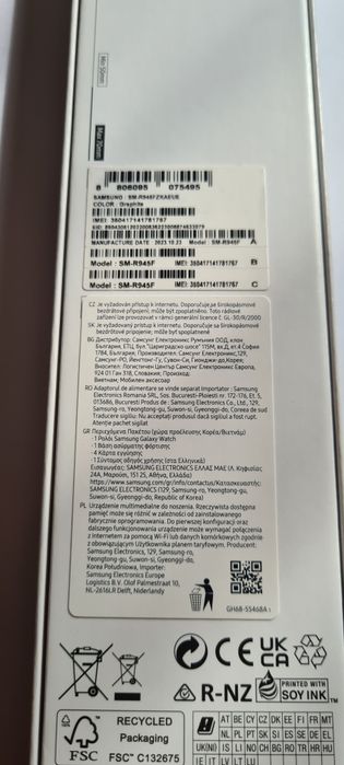 Смарт годинник Samsung Watch 6 Classic 44 mm, e - sim , Black .!