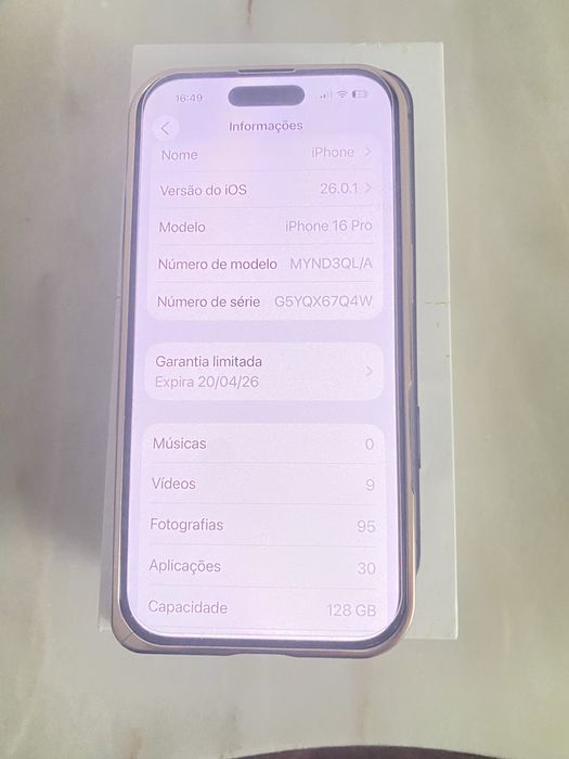 Iphone 16 pro imaculado
