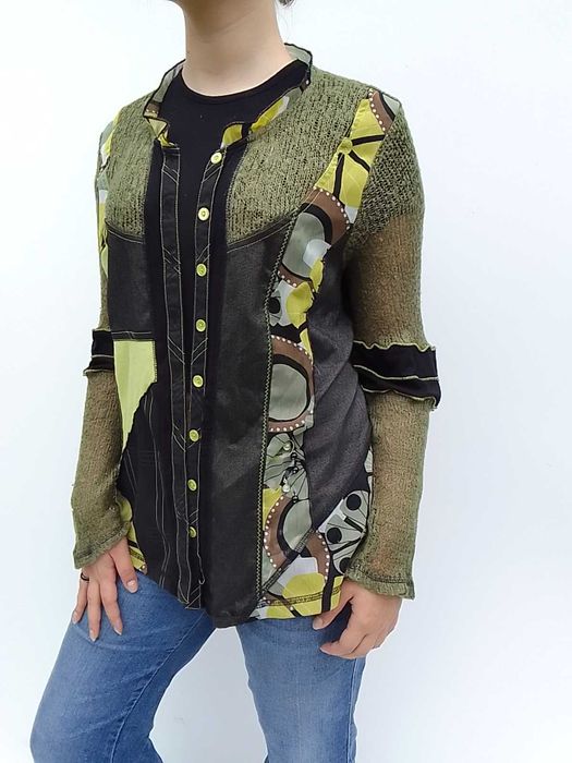 Sweter sweterek kardigan vintage M L XL