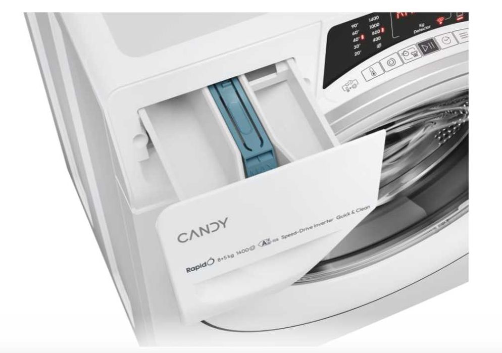 Máquinas de lavar e de secar roupa RapidÓ - candy - como nova