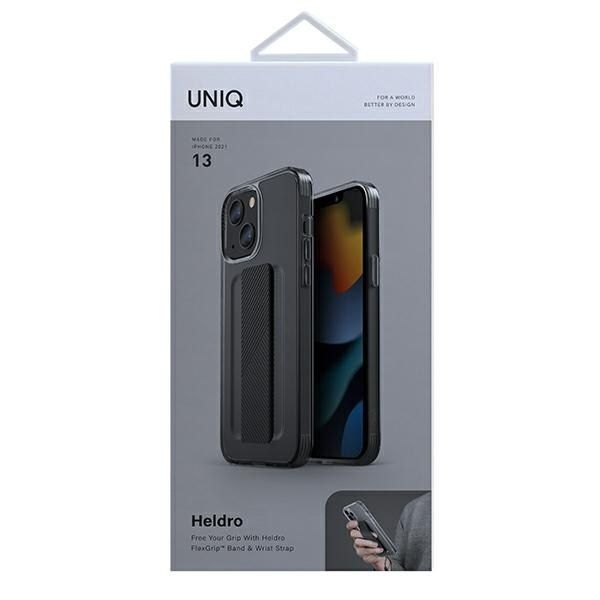 UNIQ etui Heldro i Phone 13 / 14 / 156,1" dymny/smoke