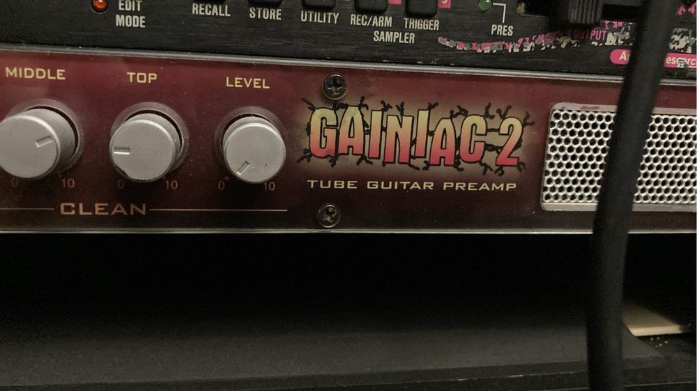 Rocktron Gainiac 2 preamp lampowy rack u1 przedwzmacniacz gitara gitarowy