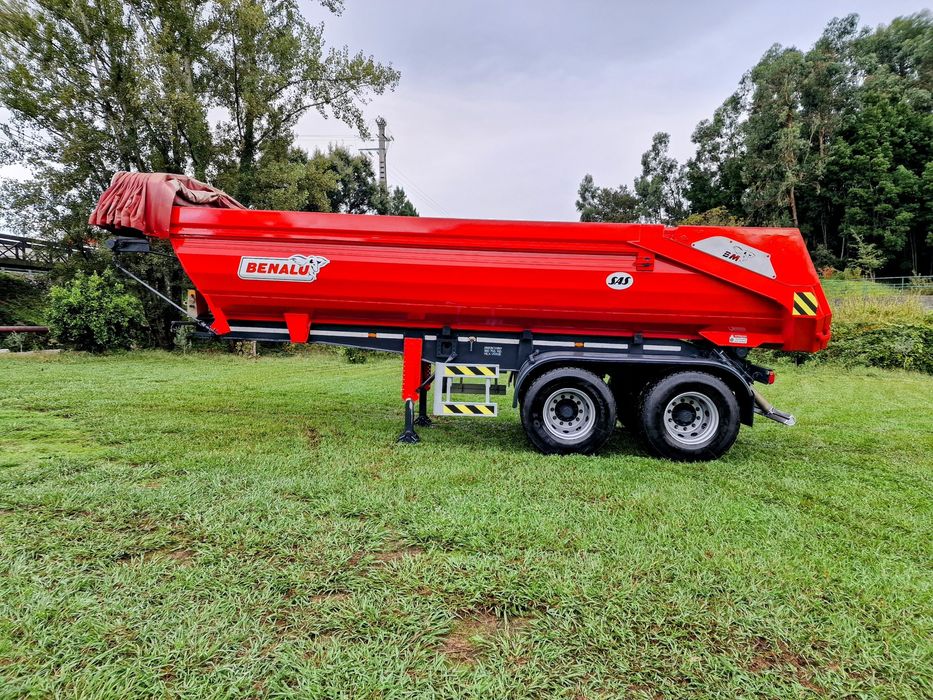 Semi reboque basculante 2 eixos